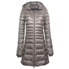 Women's Puffer Goose Down Overcoat - Portable