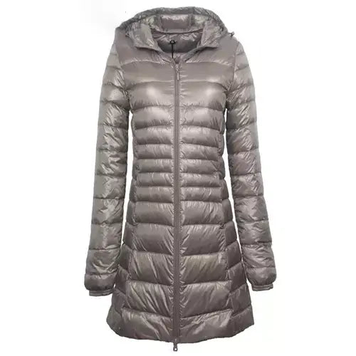 Women's Puffer Goose Down Overcoat - Portable