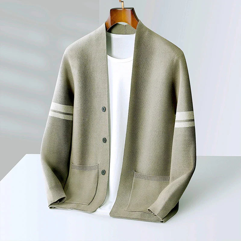 Cardigan Ace 100 % mérinos Aurélien