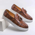 Mocassin en cuir gaufré Lacroix