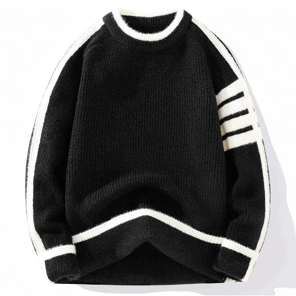 Pull rayé tricoté
