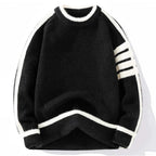 Pull rayé tricoté