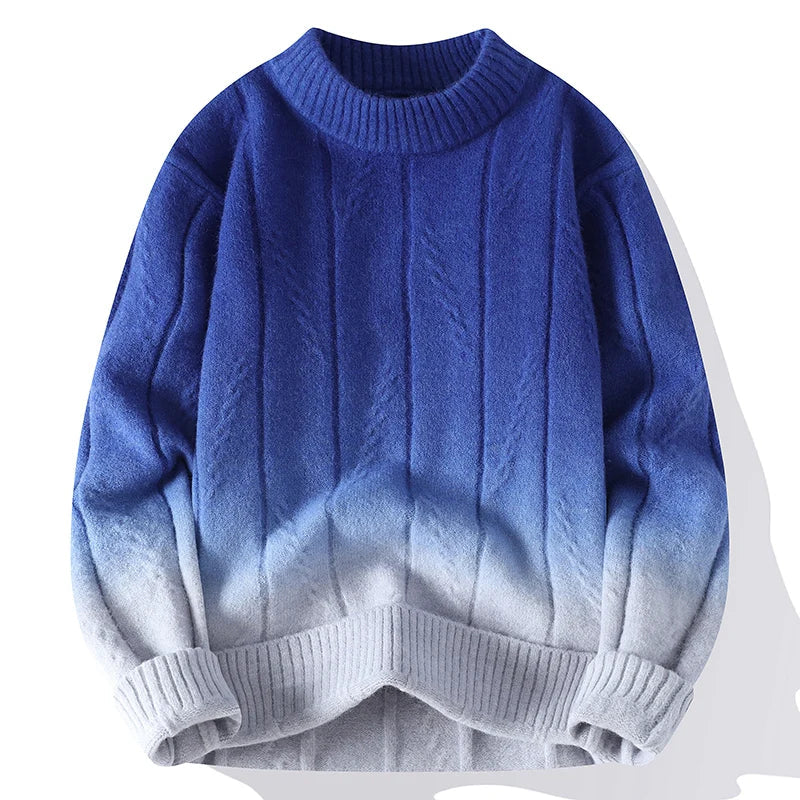 Pull ras du cou dégradé Cascade