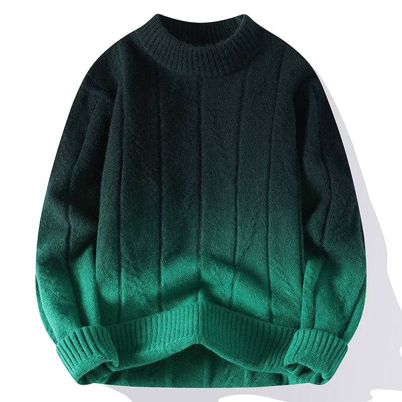 Pull ras du cou dégradé Cascade