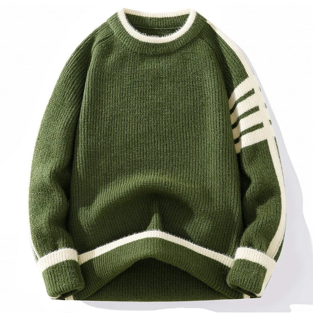 Pull rayé tricoté