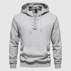 Sweat à capuche Valhalla en coton à lacets