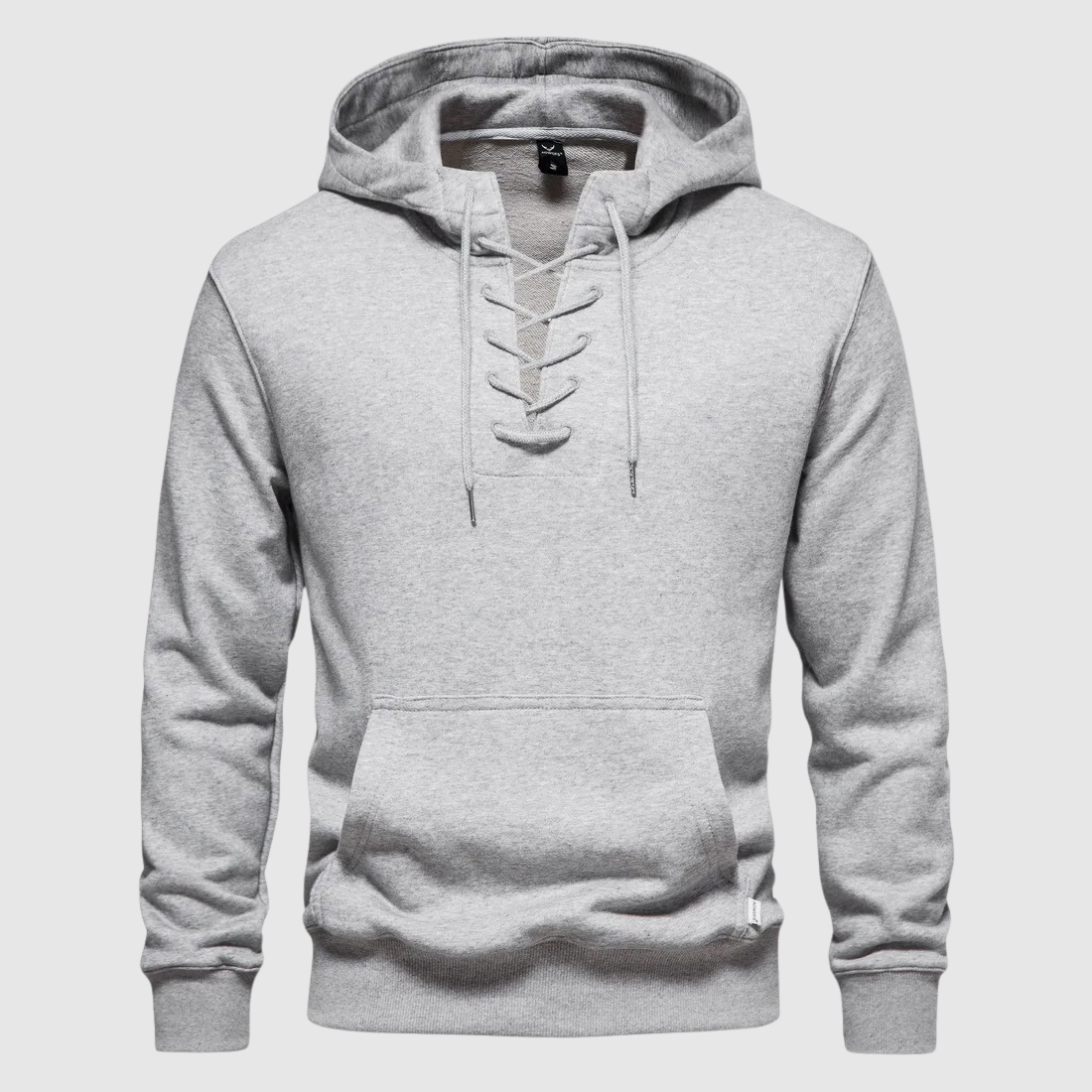 Sweat à capuche Valhalla en coton à lacets