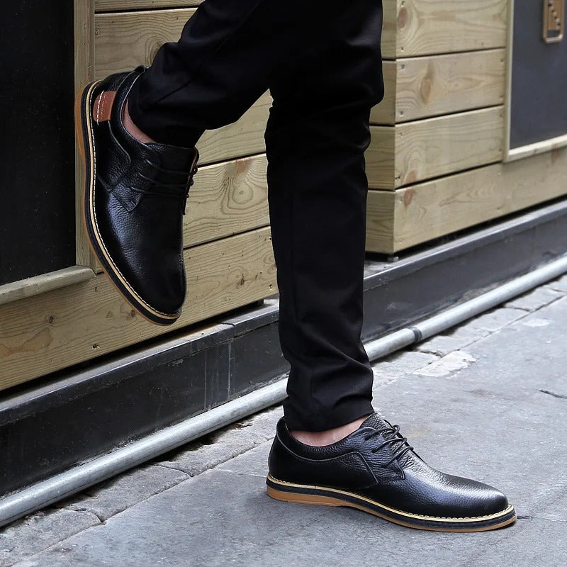 Chaussures Alfredo en cuir véritable