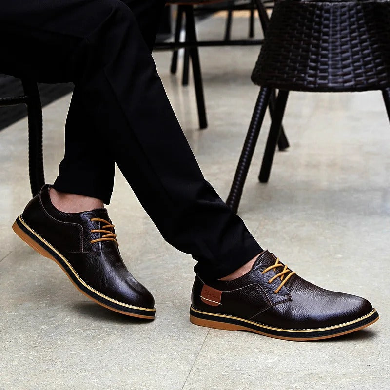 Chaussures Alfredo en cuir véritable