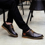 Chaussures Alfredo en cuir véritable
