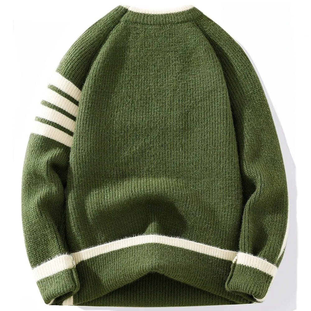 Pull rayé tricoté