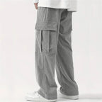 Pantalon de jogging confortable en velours côtelé
