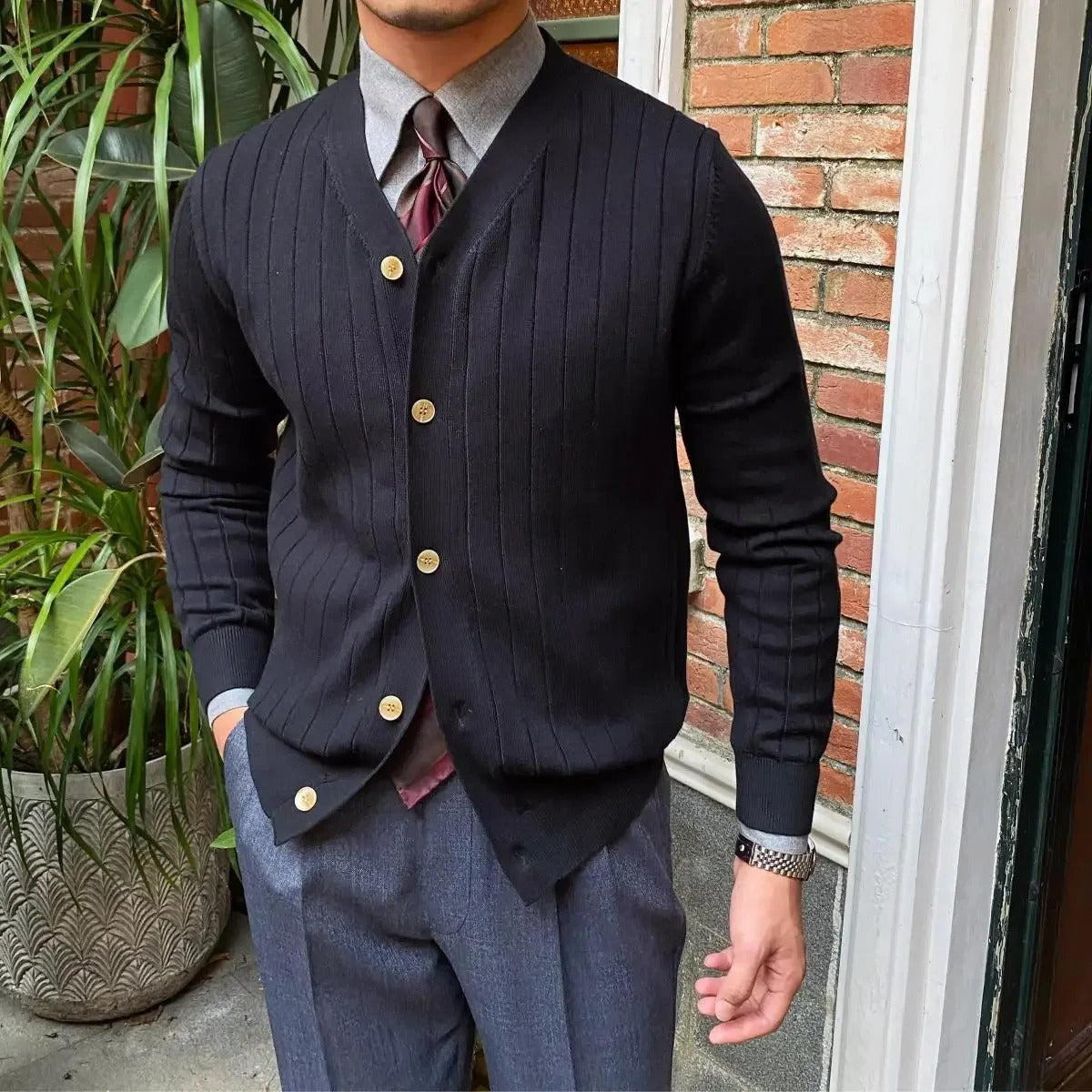 Gilet en maille Montague