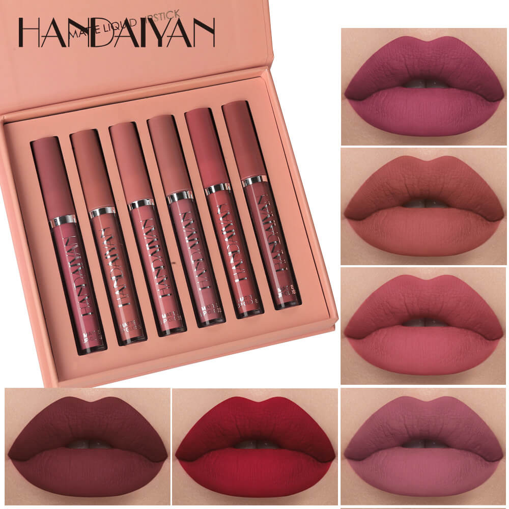 Handaiyan Matte Sexy Lips Lipstick Set + Exclusive Limited Edition Box - (BUY 3, GET 6)