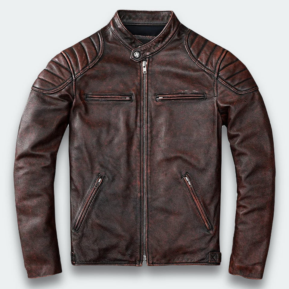 Veste en cuir Rough Rider