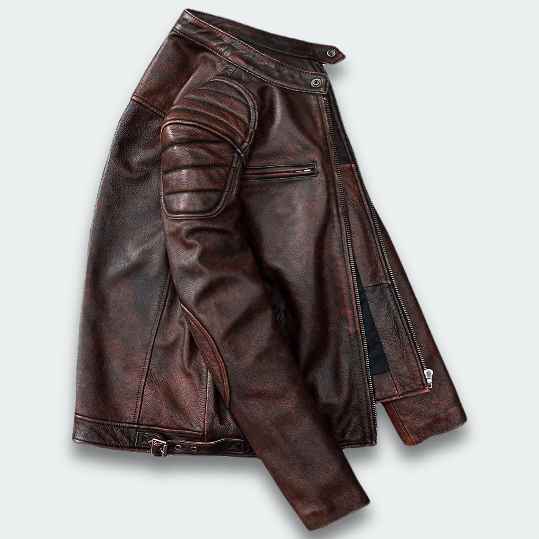 Veste en cuir Rough Rider