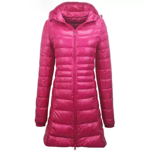 Women's Puffer Goose Down Overcoat - Portable