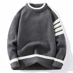 Pull rayé tricoté