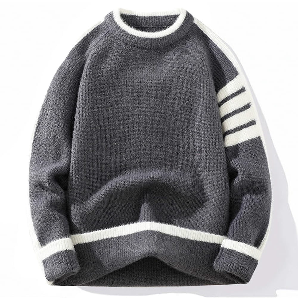 Pull rayé tricoté