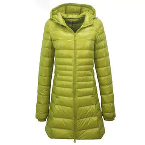 Women's Puffer Goose Down Overcoat - Portable
