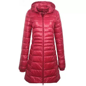 Women's Puffer Goose Down Overcoat - Portable