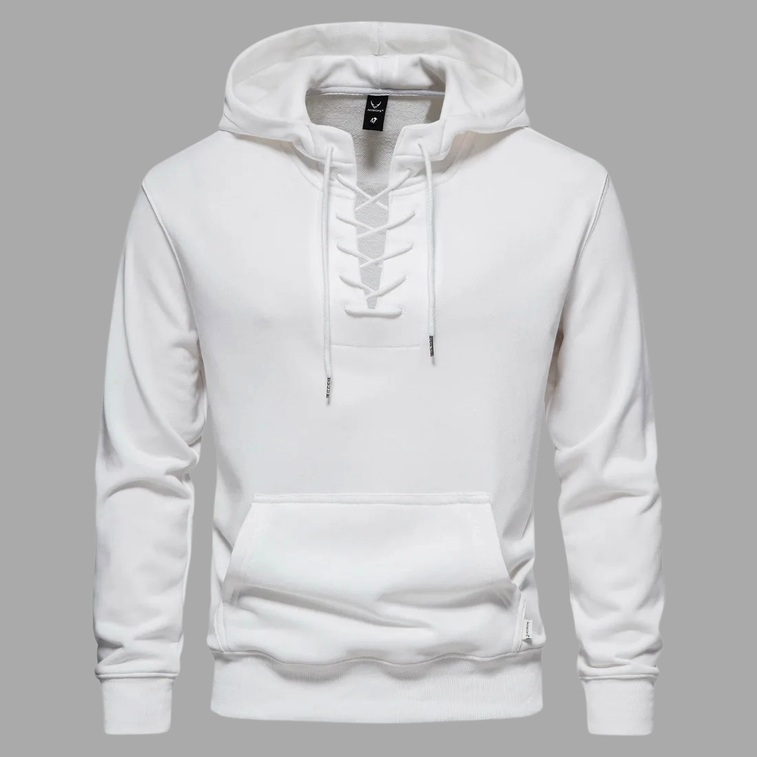 Sweat à capuche Valhalla en coton à lacets