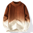 Pull ras du cou dégradé Cascade